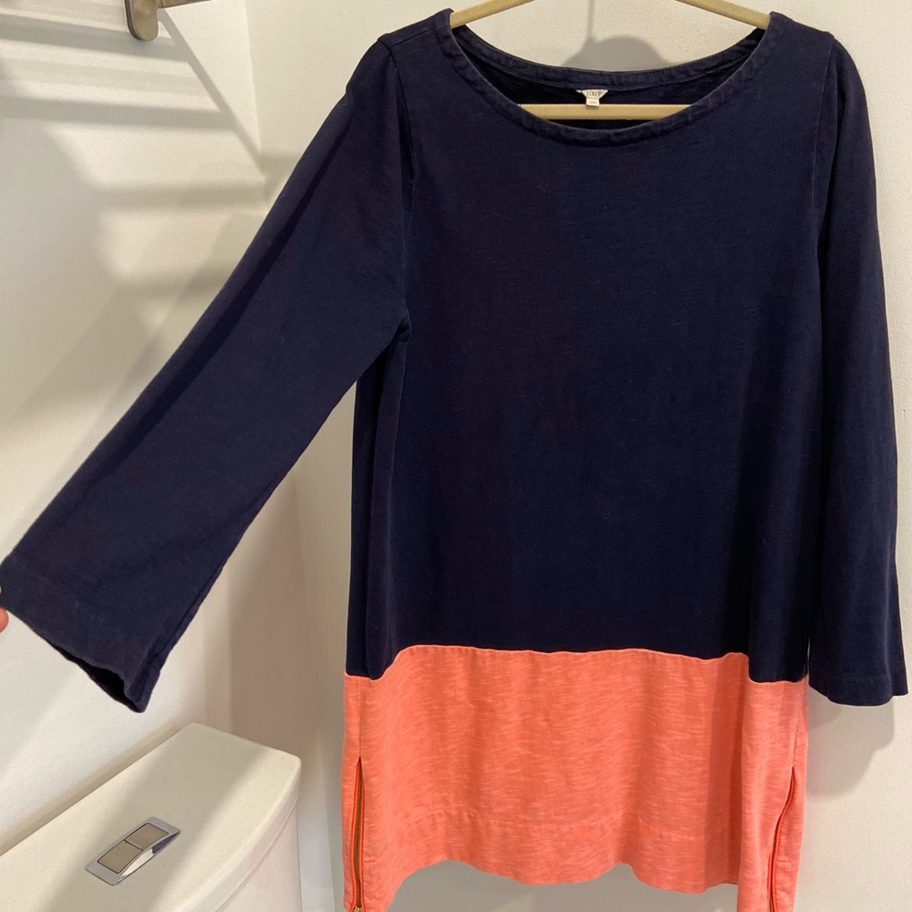 J Crew Maritime Shift Dress